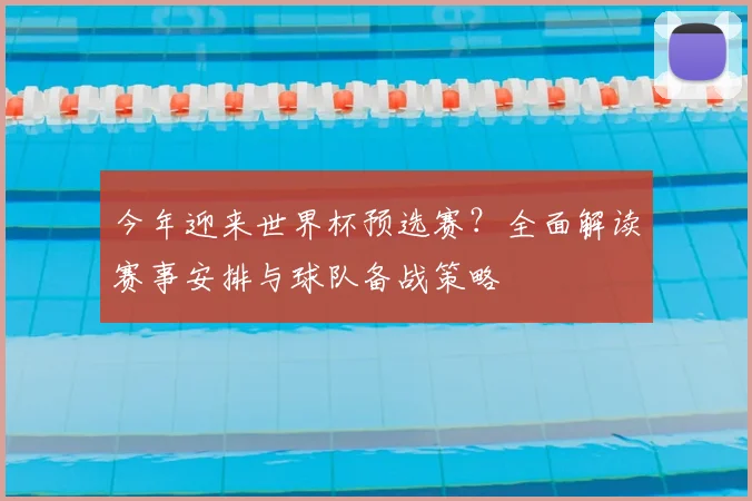 今年迎来世界杯预选赛?全面解读赛事安排与球队备战策略