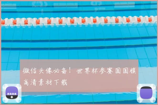 微信头像必备!世界杯参赛国国旗高清素材下载